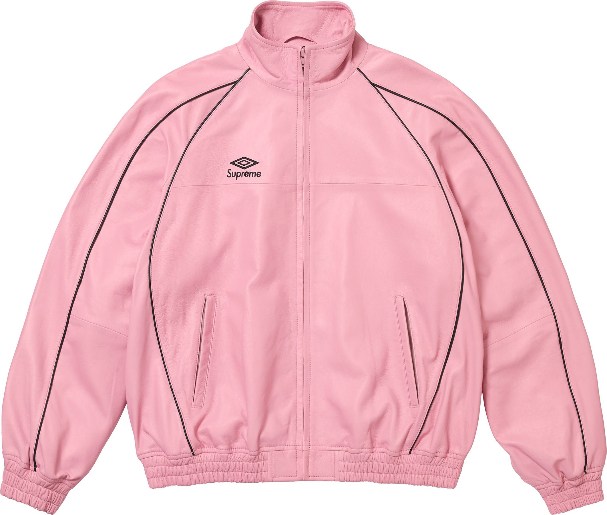 Supreme®/Umbro® Leather Track Jacket view 12